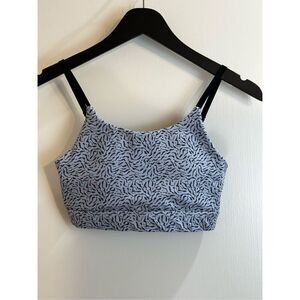 Allfenix gray sports bra top size S